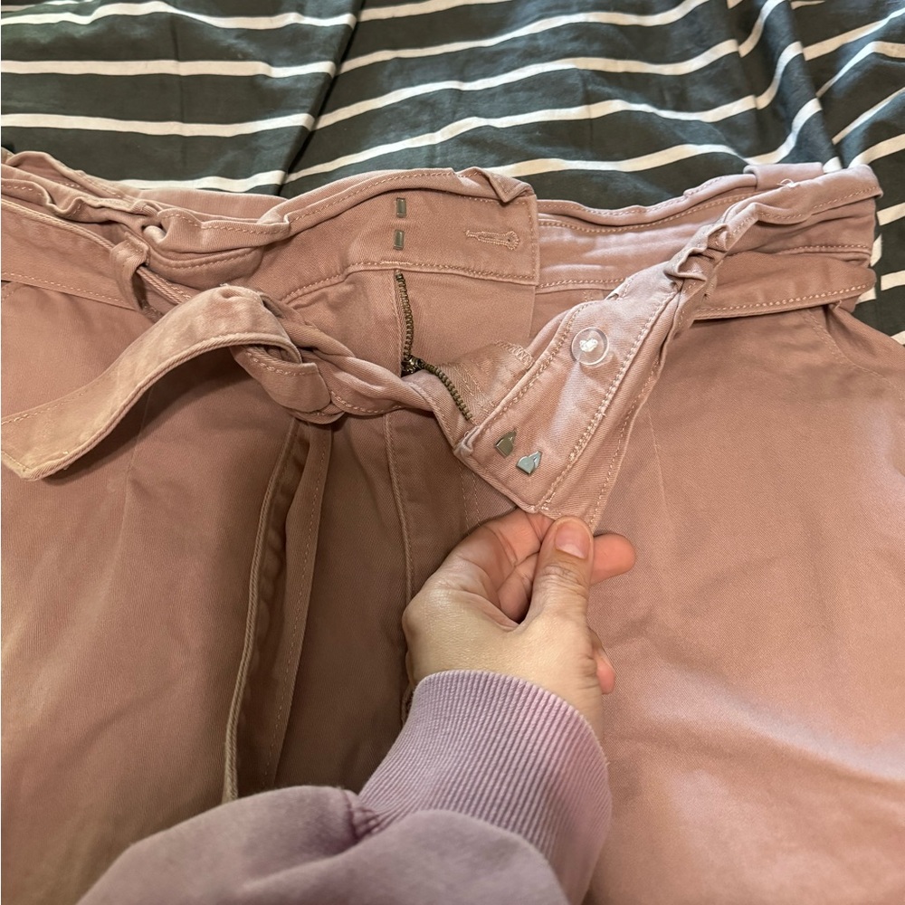 Mauve high waisted shorts - Picture 2 of 6